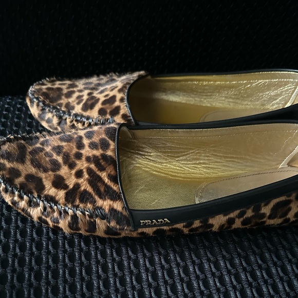 Prada Pony Flats size 40 1/2 - Picture 3 of 8